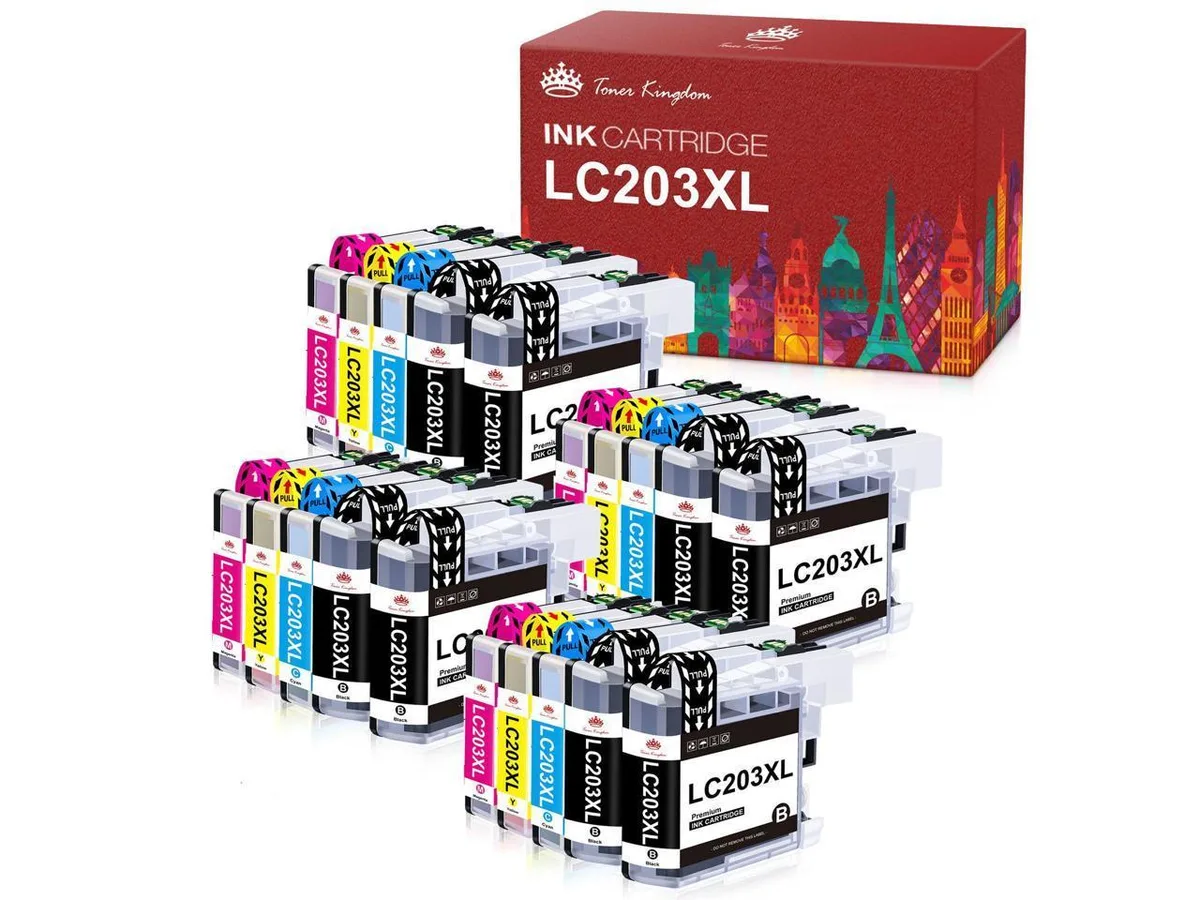 V4ink V4ink 20-pack XL ink cartridges LC203XL LC201XL 8B 4C 4M 4Y — product photo
