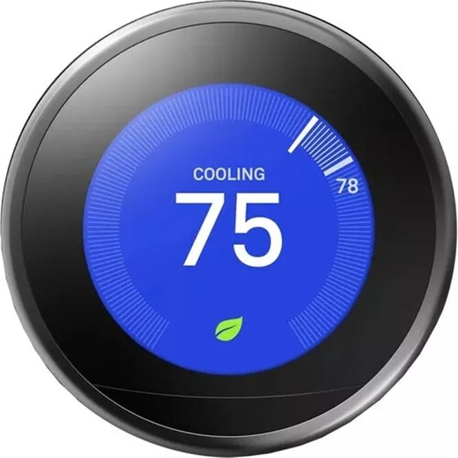 Google Google Nest T3018US Smart Thermostat Mirror Black — product photo