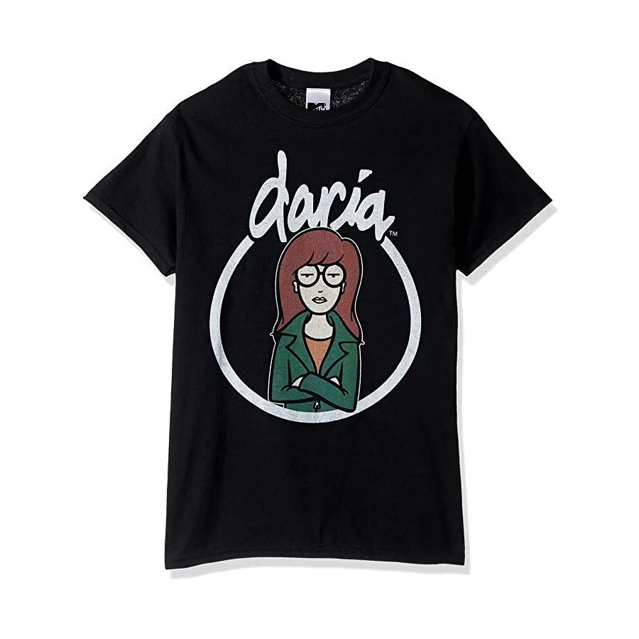 MTV MTV Daria Black Crewneck T-Shirt Large — product photo