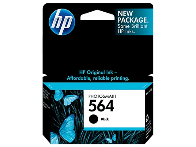 HP HP 564 Black Ink Cartridge CB316WN 250 Pages — product photo