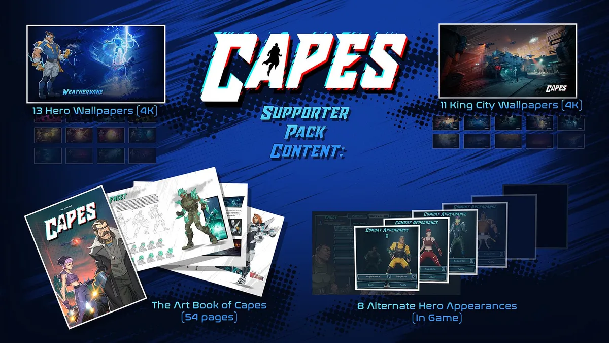 Daedalic Entertainment Daedalic Entertainment 80074 Capes Supporter Pack downloadable game — product photo