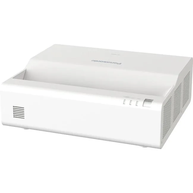 Panasonic Panasonic PT-CMZ50 ultra-short-throw WUXGA 3LCD laser home theater projector white — product photo