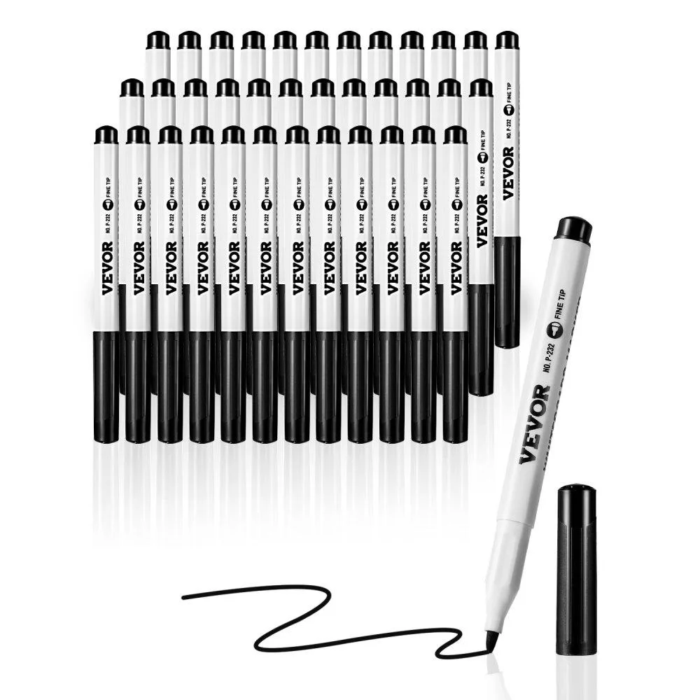VEVOR VEVOR Dry Erase Markers 36 Pack Fine Point Black — product photo