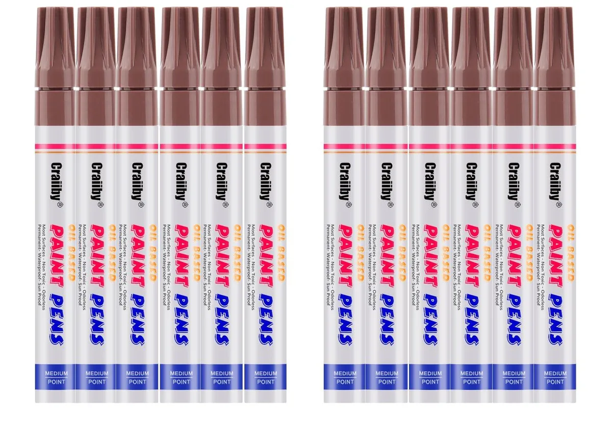 Brown Paint Markers 12 Pack Brown — product photo