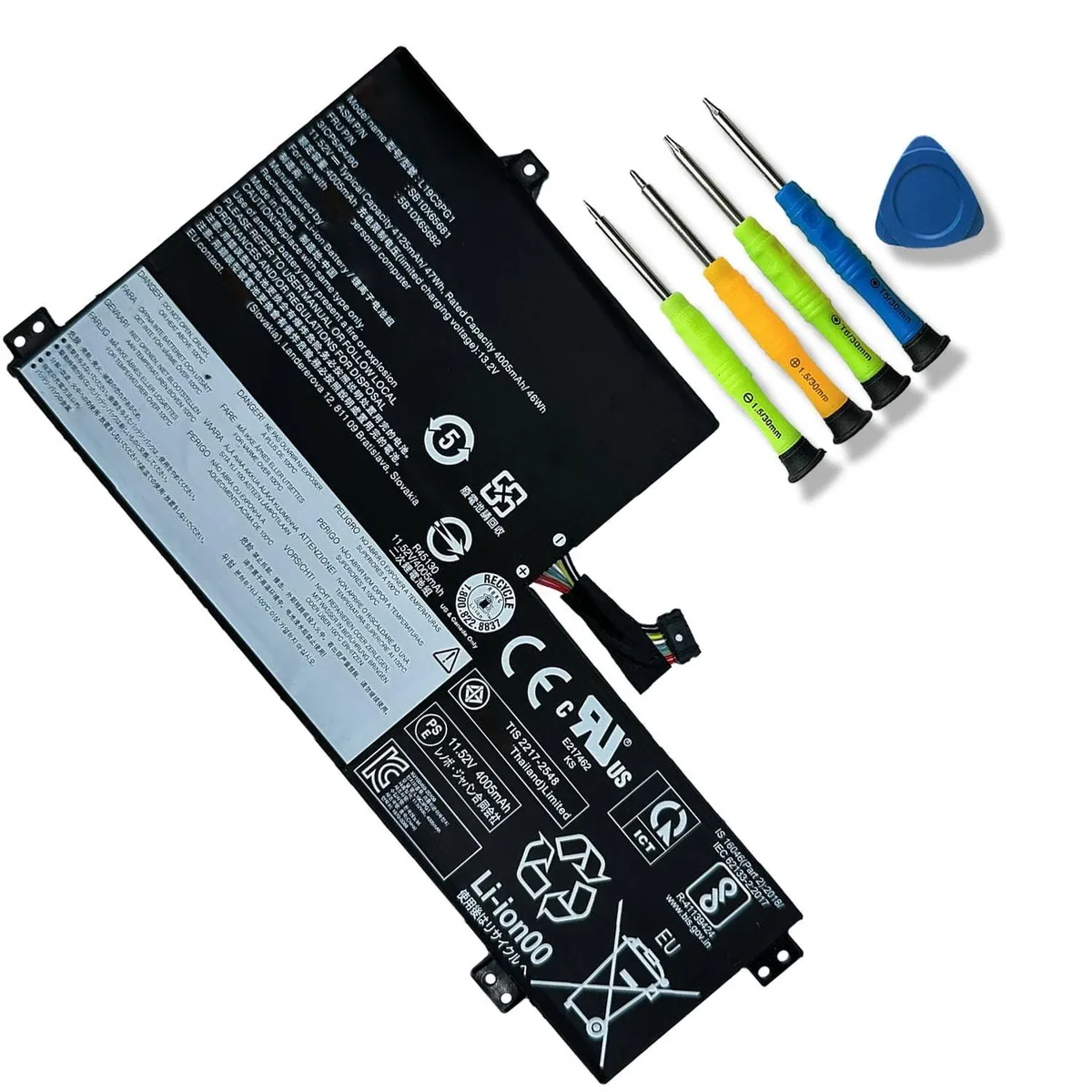 Bolton Technical Bolton Technical 47Wh 2 in 1 Accessory for Lenovo 100e 300e Chromebook 2nd Gen — product photo