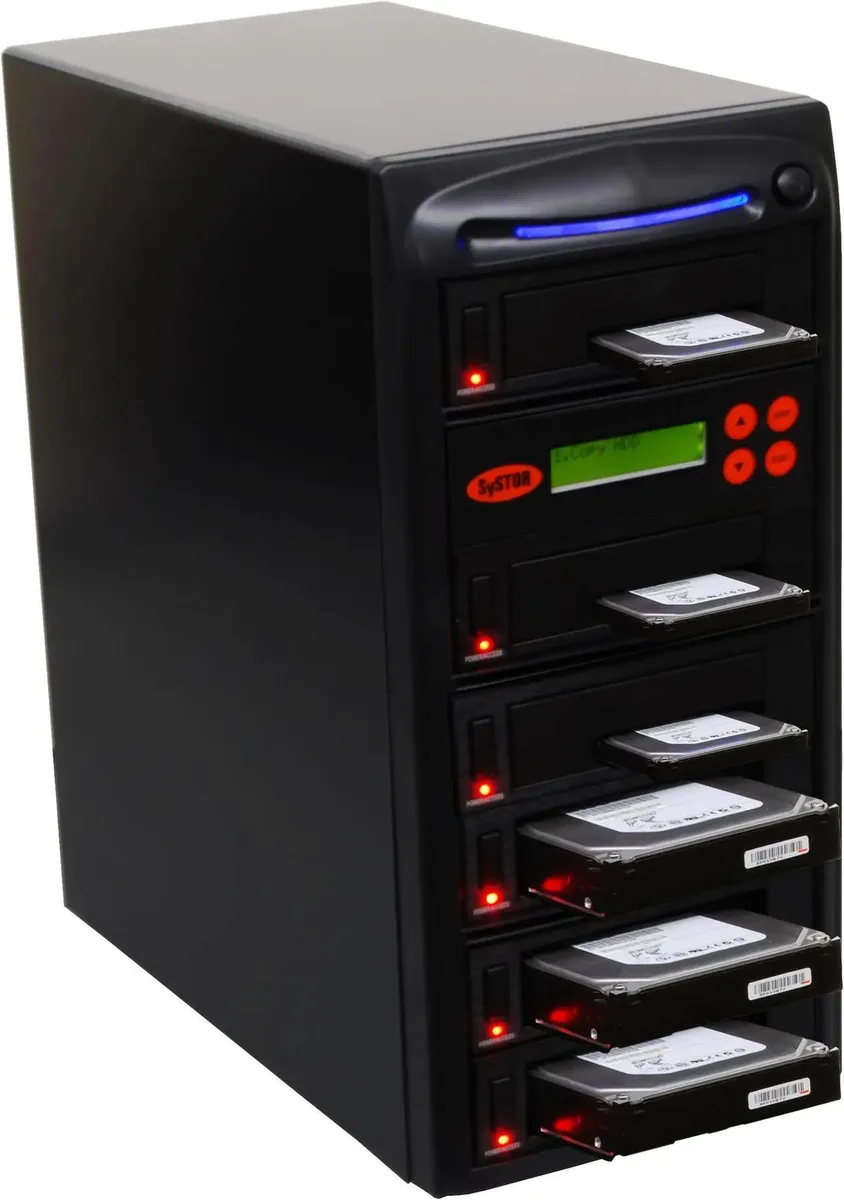 Systor Systor 1:5 SATA Hard Drive Duplicator &amp; Sanitizer (SYS105HS-DP) — product photo