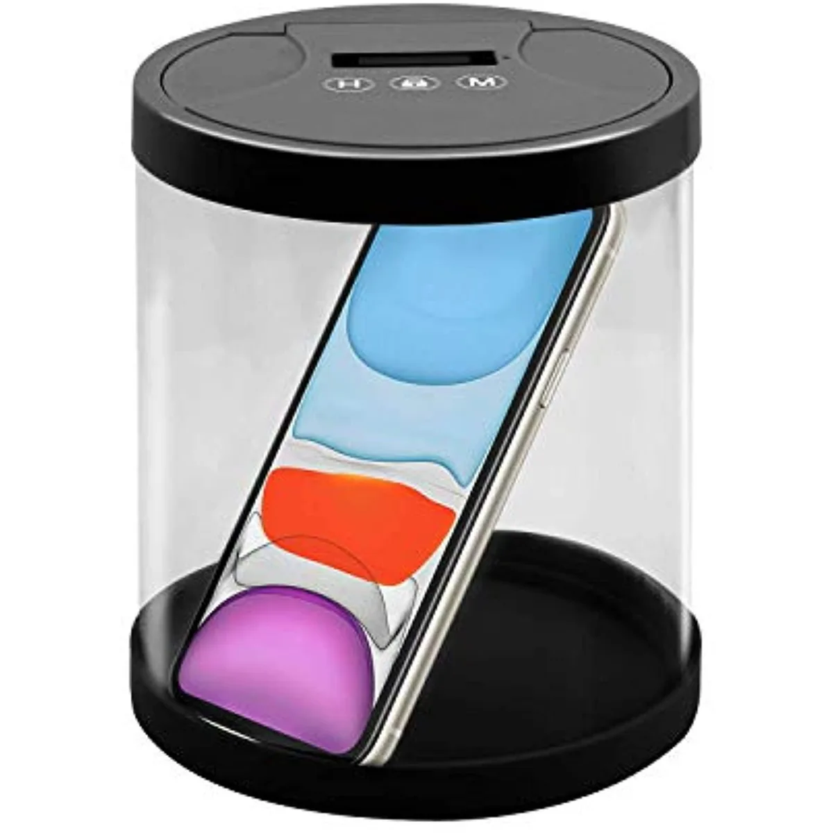 Oemstation Oemstation Timer Lock Container 5.63 x 2.22 x 6.3 in 1.1 lb Black — product photo