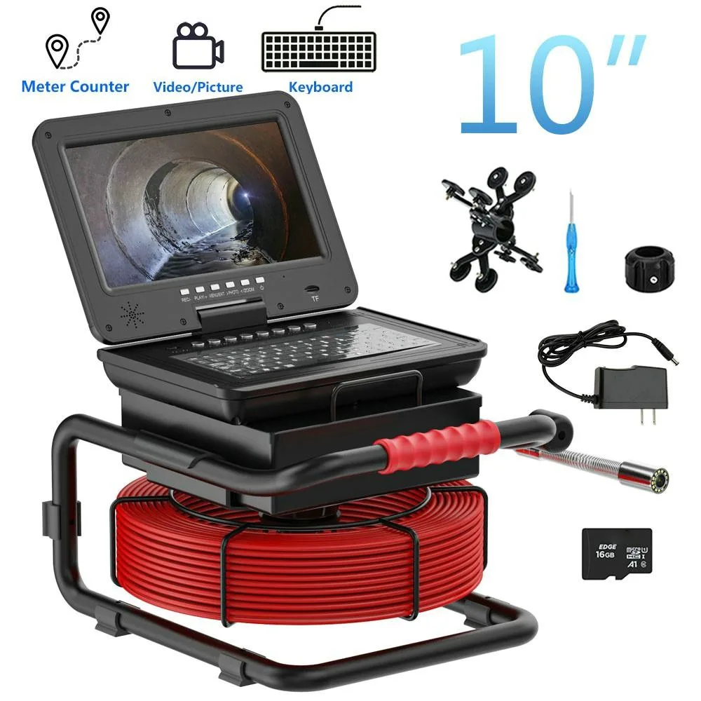 visiPower visiPower DVR Sewer Inspection Camera 10in 1080P 164ft 23mm — product photo