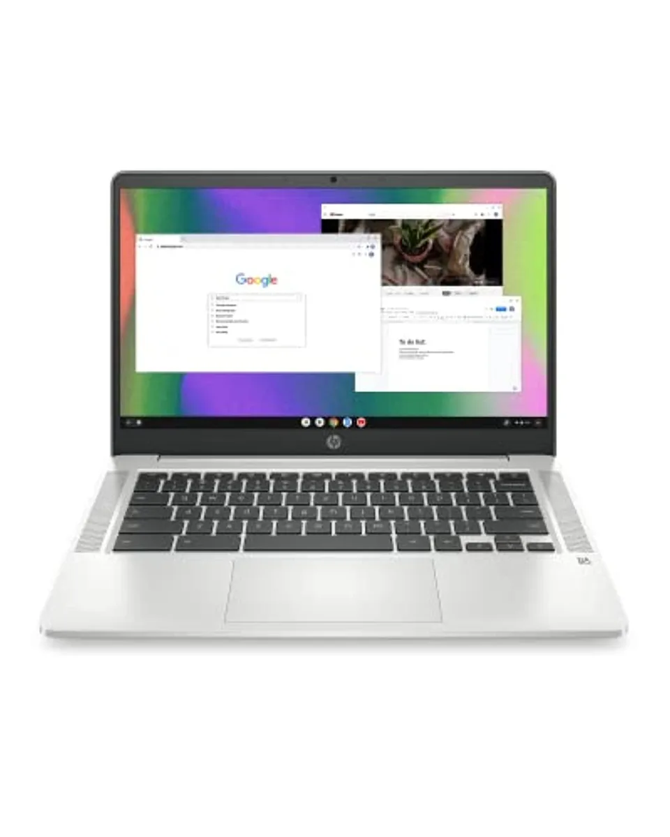 HP HP Chromebook 14a-na0226nr laptop Intel Celeron N4120 4 GB 64 GB eMMC 14.0" HD Chrome OS Ash Gray — product photo