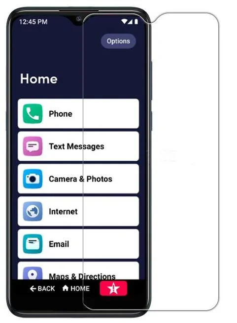 Nakedcellphone Nakedcellphone Tempered Glass Screen Protector for Lively Jitterbug Smart 3 — product photo