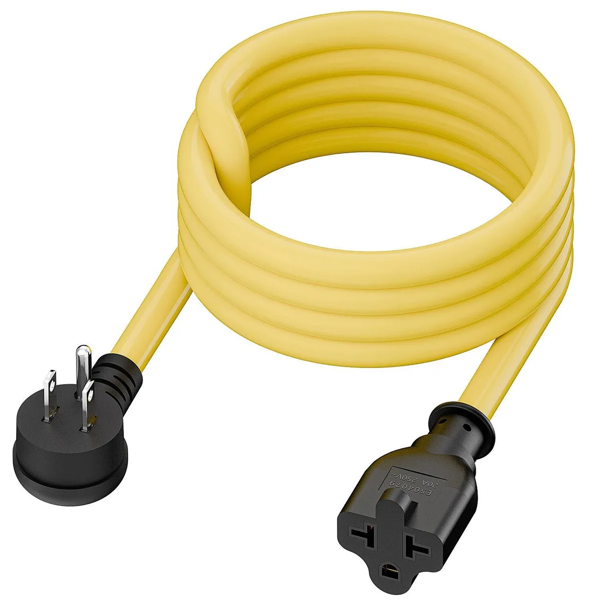 LORDWORLD LORDWORLD Right Angle 4-in-1 12AWG 15A to 20A T-Blade Adapter Cable 6FT — product photo
