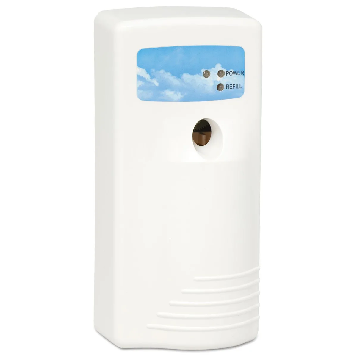 HOSPECO HOSPECO HOS07521 Stratus II Metered Aerosol Dispenser White 8.5"H 5"W 3.75"D 5 10 15 20 min intervals — product photo