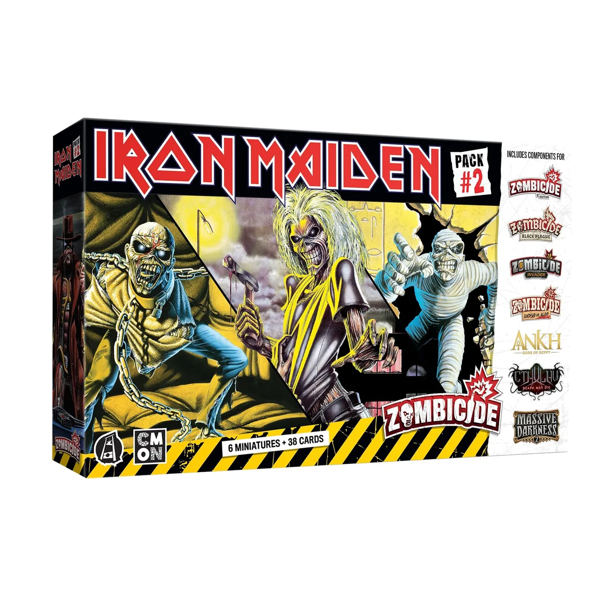 CMON CMON ZCD-PR14 Zombicide Iron Maiden Character Pack #2 game — product photo