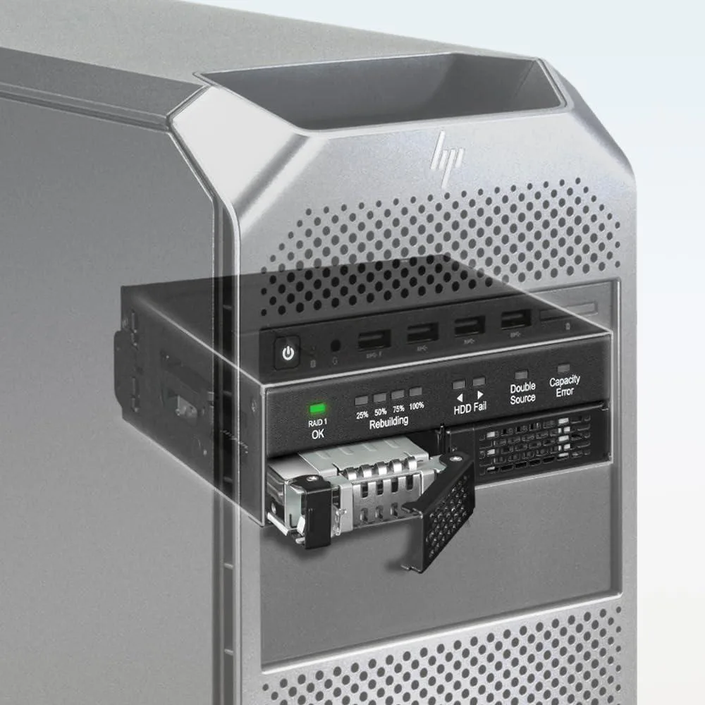 ICY DOCK ICY DOCK ToughArmor RAID MB902SPR-B R1 2.5" SATA drive enclosure for 5.25" bay — product photo