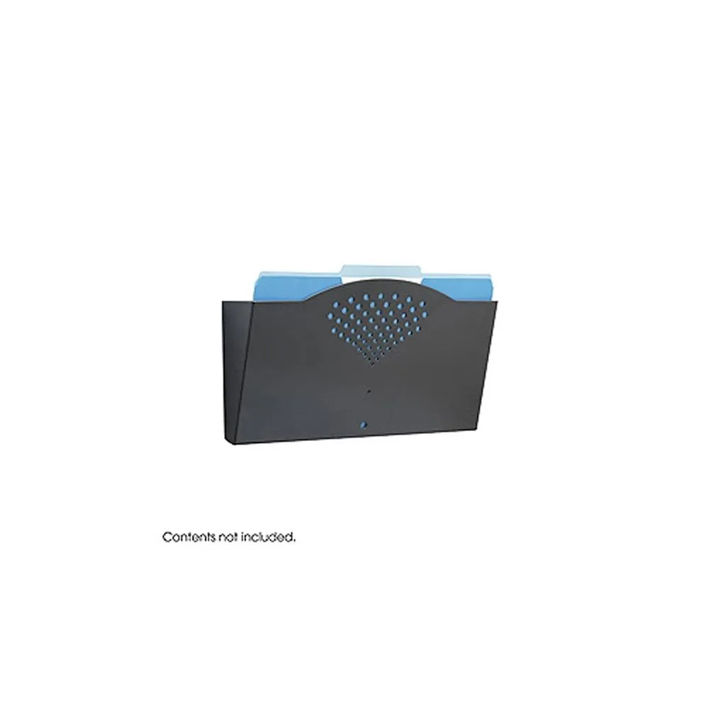 Safco Products Safco Products 3171BL Wall Pocket Sorter Black 15 in — product photo