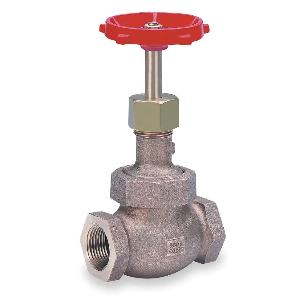 Milwaukee Valve Milwaukee Valve 572 Globe Valve 1-1/2" Bronze FNPT 600 psi bathware — product photo
