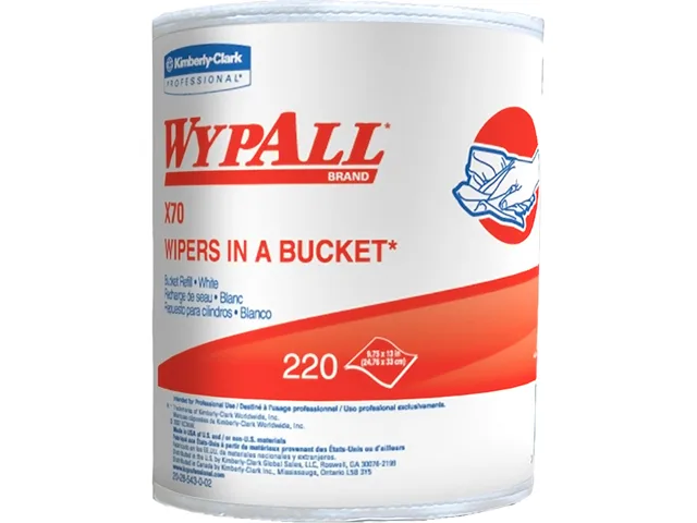 WypAll WypAll KCC 83571 X70 cleaning cloths, 3 rolls, 220 cloths per roll, 660 total — product photo