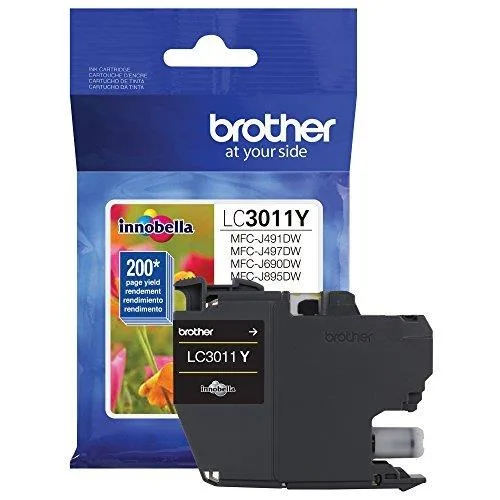 Brother Brother LC3011Y Yellow Ink Cartridge 200 Pages — product photo