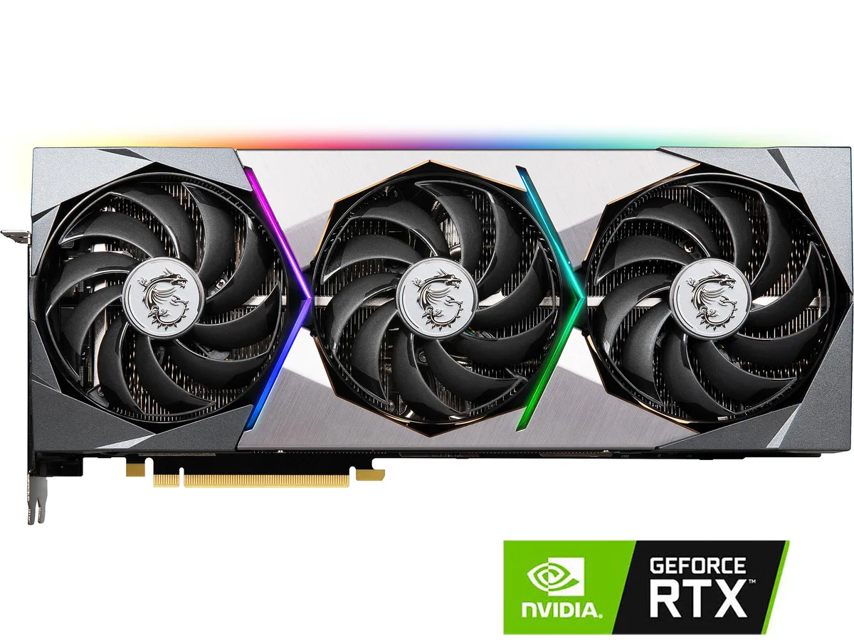 MSI MSI RTX3080 SUPRIM X 10G graphics card — product photo