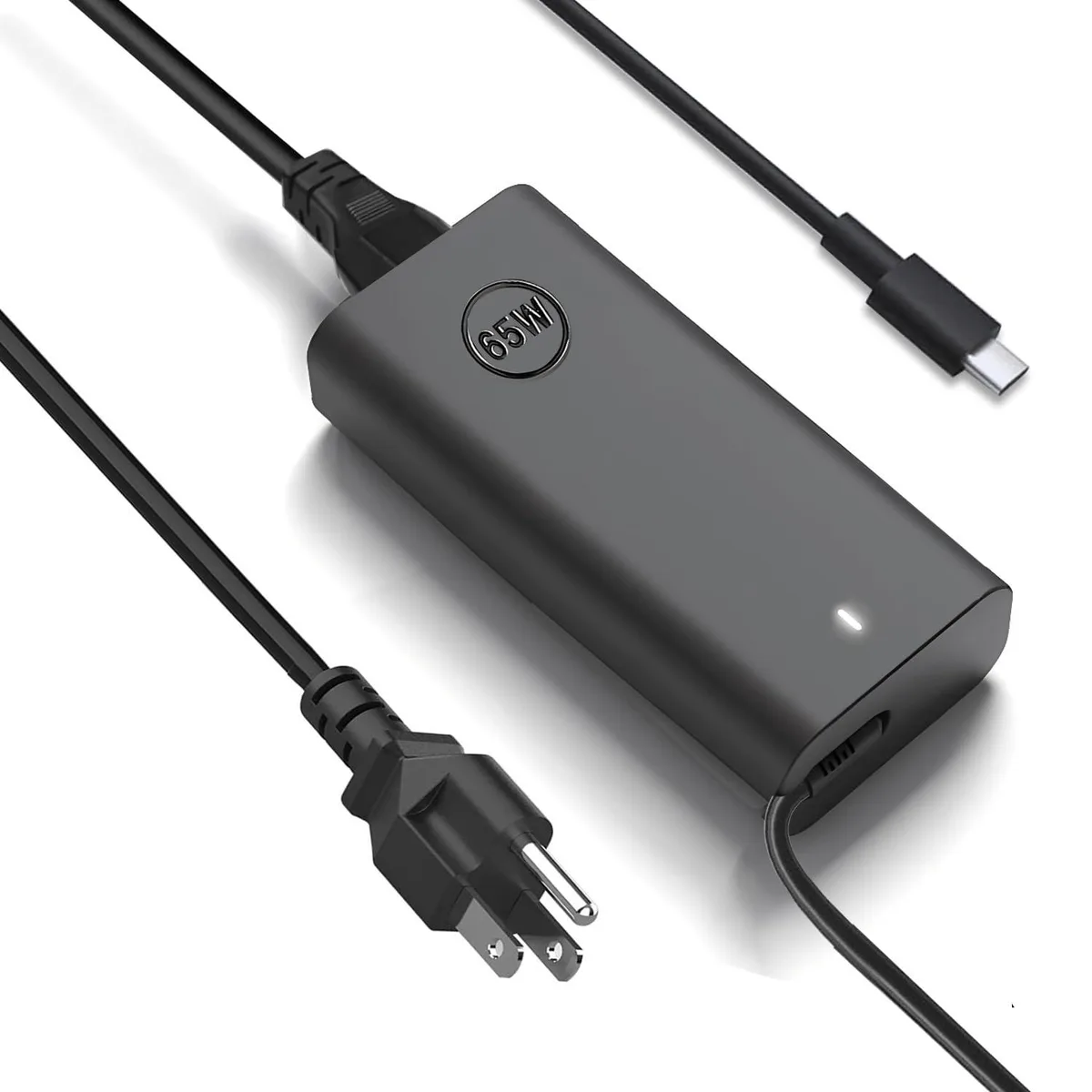  65W USB-C laptop charger 20V 3.25A for Dell Latitude XPS Chromebook — product photo