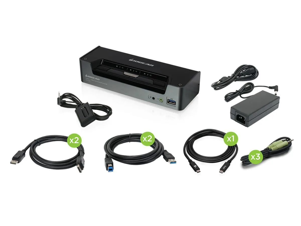 IOGEAR IOGEAR GCS1953 3-Port 4K USB-C/DP KVM Switch — product photo