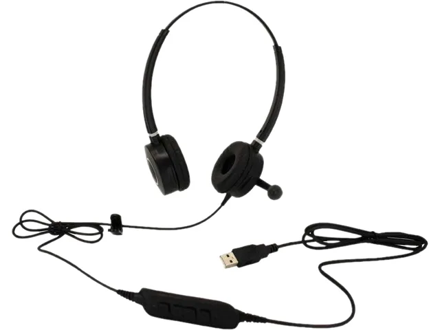 SPRACHT SPRACHT HS-WD-USB-2 Wired On-Ear Headset Black — product photo