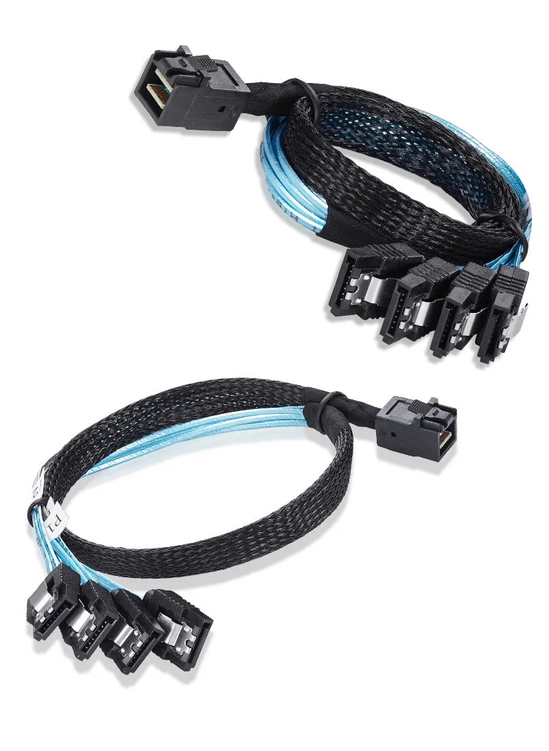 ETopSell ETopSell Internal HD Mini SAS SFF-8643 to 4X SATA Cable 1M — product photo