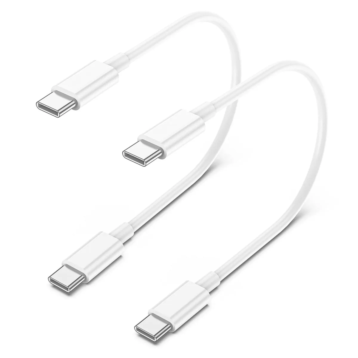 Kootion Kootion USB-C to USB-C Charging Cable 1ft 60W 2Pack — product photo