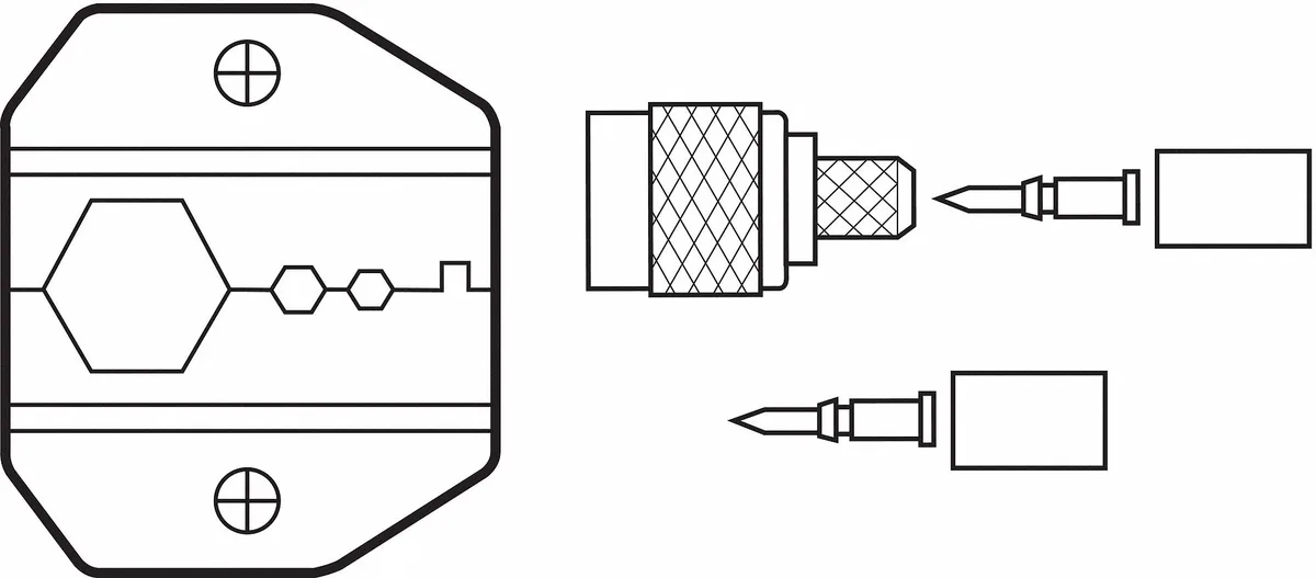 Ideal Ideal 30-577 Replacement Die RG8/11 RG213 RG216 — product photo