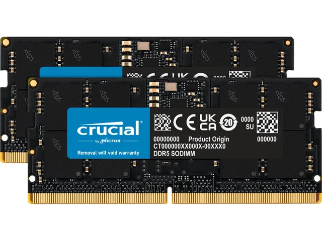 Crucial Crucial CT2K48G56C46S5 96GB (2 x 48GB) DDR5 5600 CL46 laptop RAM — product photo