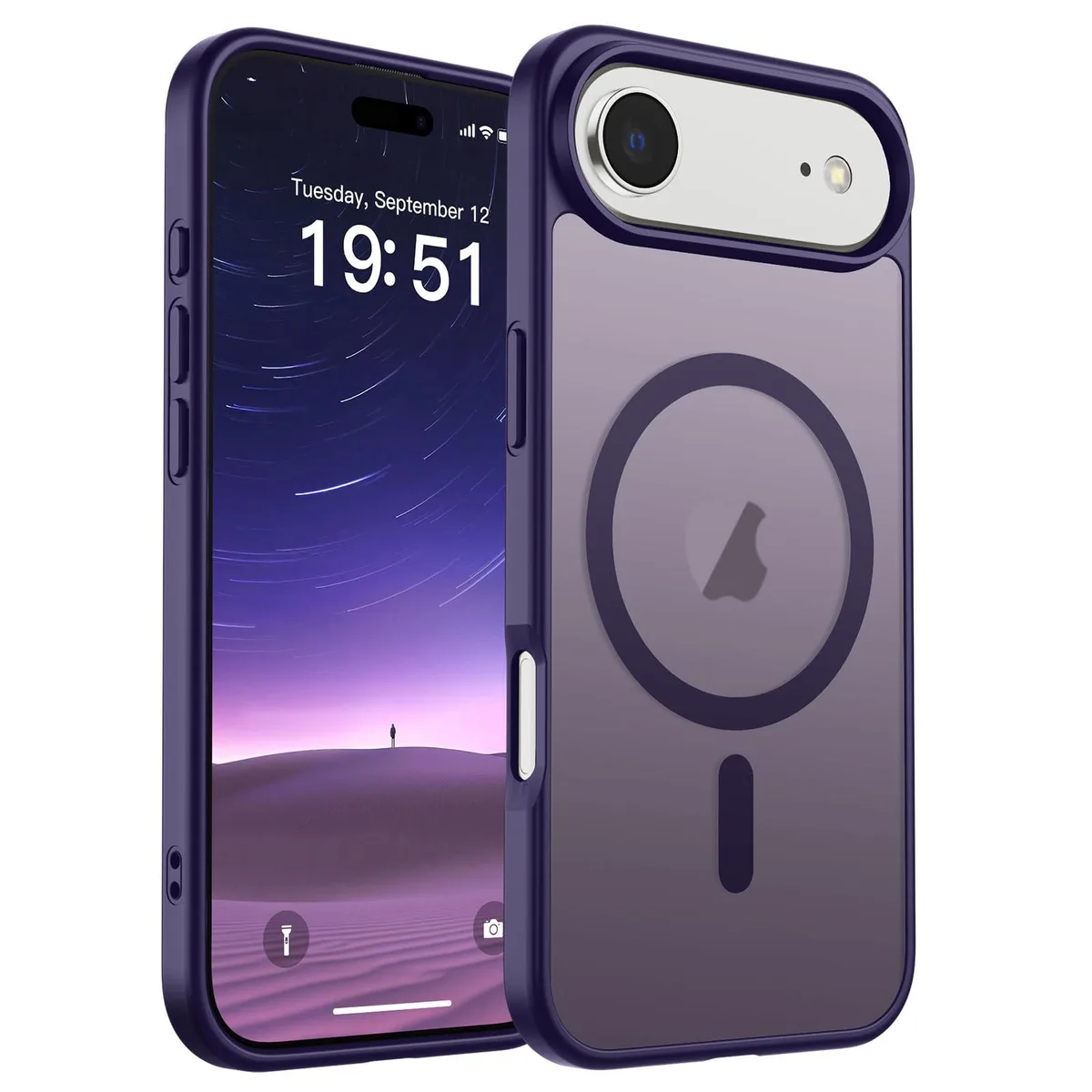KEHIPI KEHIPI Magnetic Case for iPhone Air 2025 Dark Purple — product photo