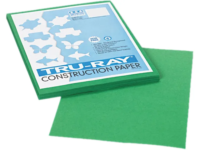 Pacon Pacon 102960 Construction Paper 9 x 12 Holiday Green 50 Sheets 76 lbs — product photo