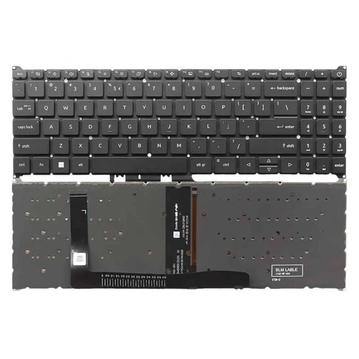  NA Laptop Replacement Keyboard Backlit US for Nitro V15 ANV15-51 ANV15-51-59MT NKI151S0DP — product photo