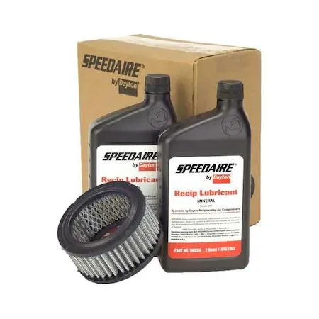 SPEEDAIRE SPEEDAIRE 1WF46 Air Compressor Maintenance Kit 2 qt Oil Air Filter — product photo