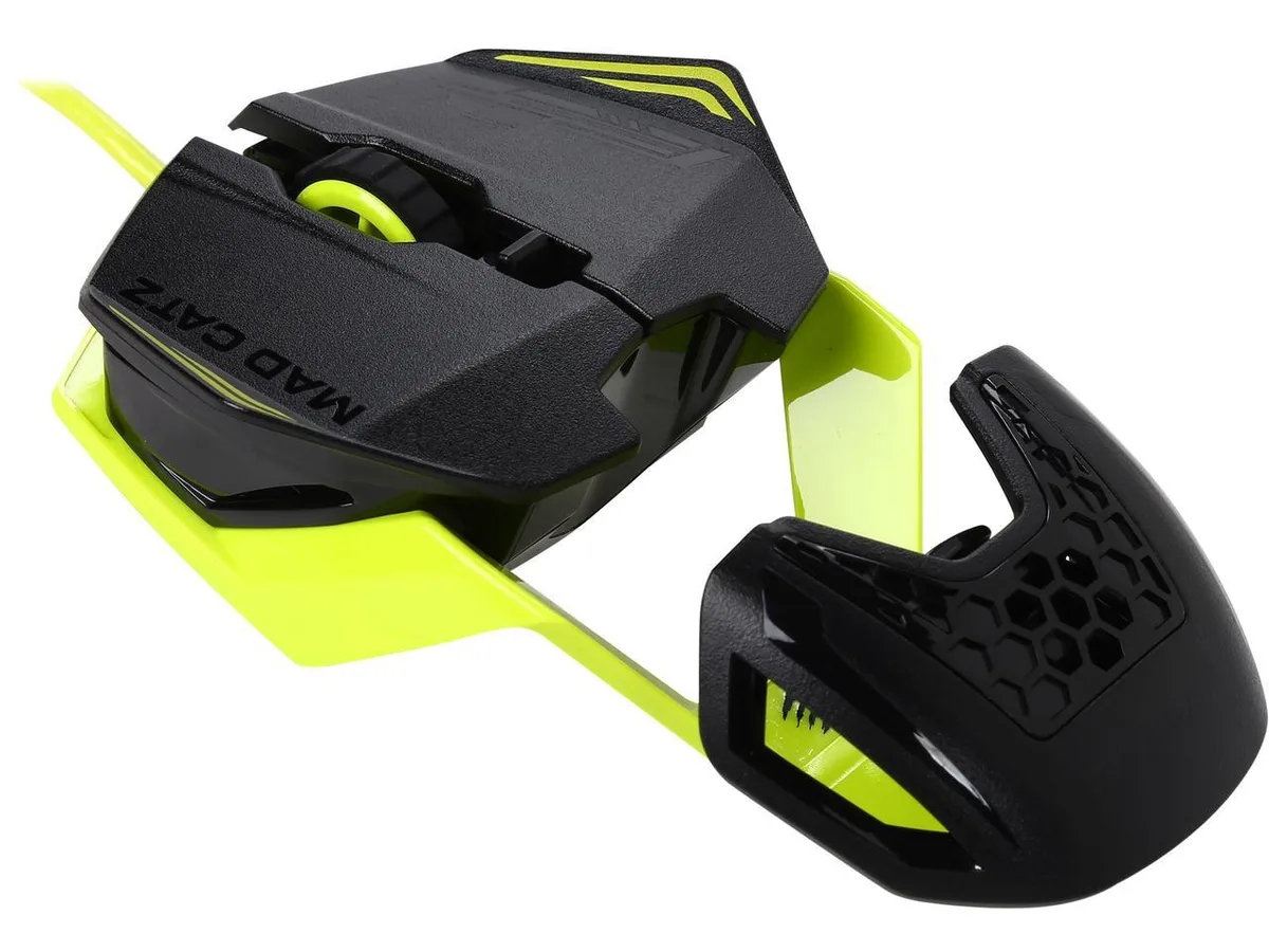 MAD CATZ MAD CATZ R.A.T.1 MCB437260006/06/1 Green Wired 3500 dpi 6 Button Gaming Mouse — product photo