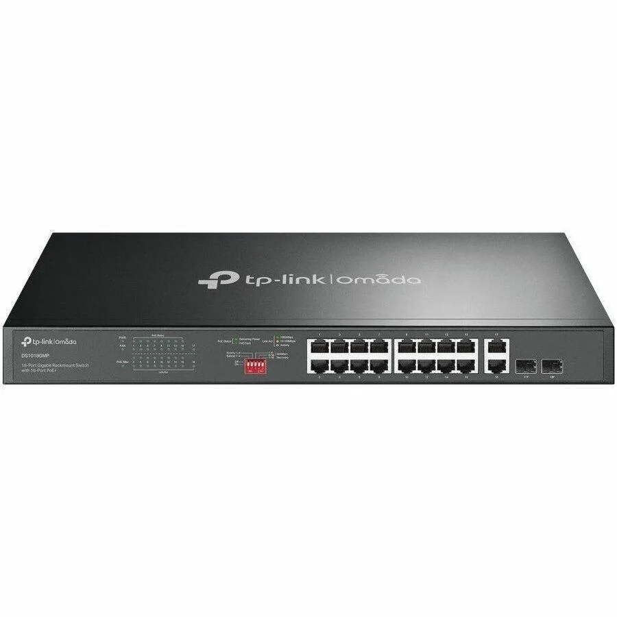 TP-Link TP-Link Omada DS1018GMP 18-Port Gigabit Rackmount Switch 16-Port PoE+ — product photo