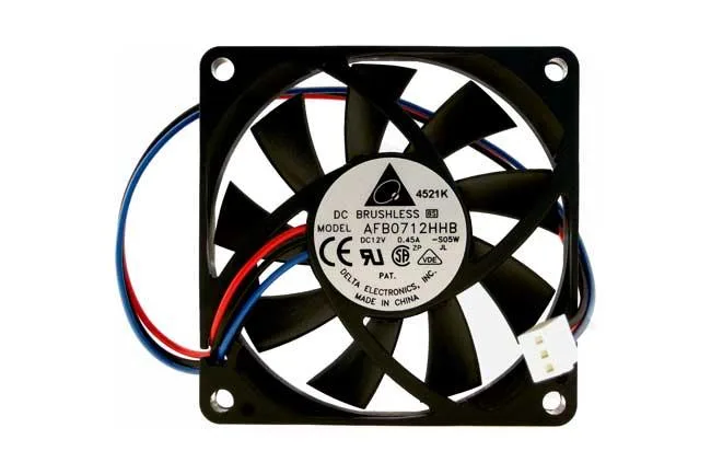 DELTA DELTA AFB0712HHB 70mm 12V .45A 3-Wire Fan — product photo