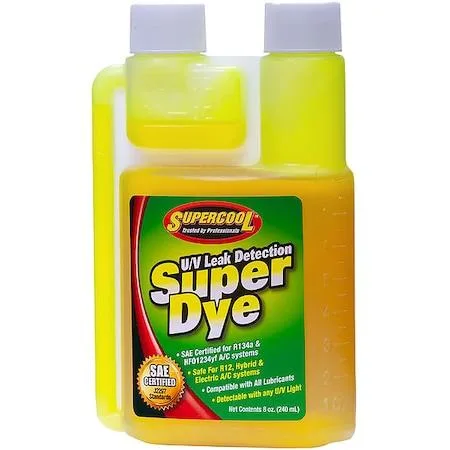 Supercool Supercool 22816 UV Leak Detection Dye Green 8 oz — product photo