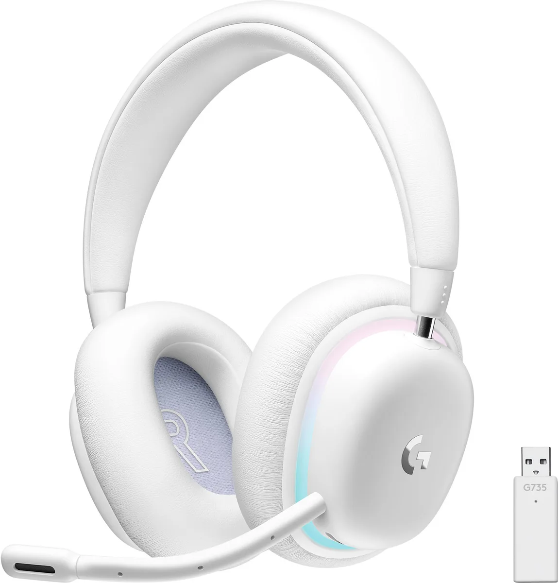 Logitech Logitech G735 981-001082 gaming headset White Mist — product photo