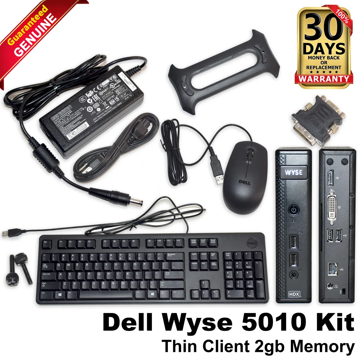 Compact black Dell Wyse 5010 thin client kit 58468