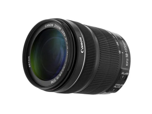 Canon Canon 6097B002 EF-S 18-135mm f/3.5-5.6 IS STM camera lens — product photo