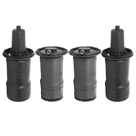 Unity air spring kit with four black rubber bags for Range Rover Gen II