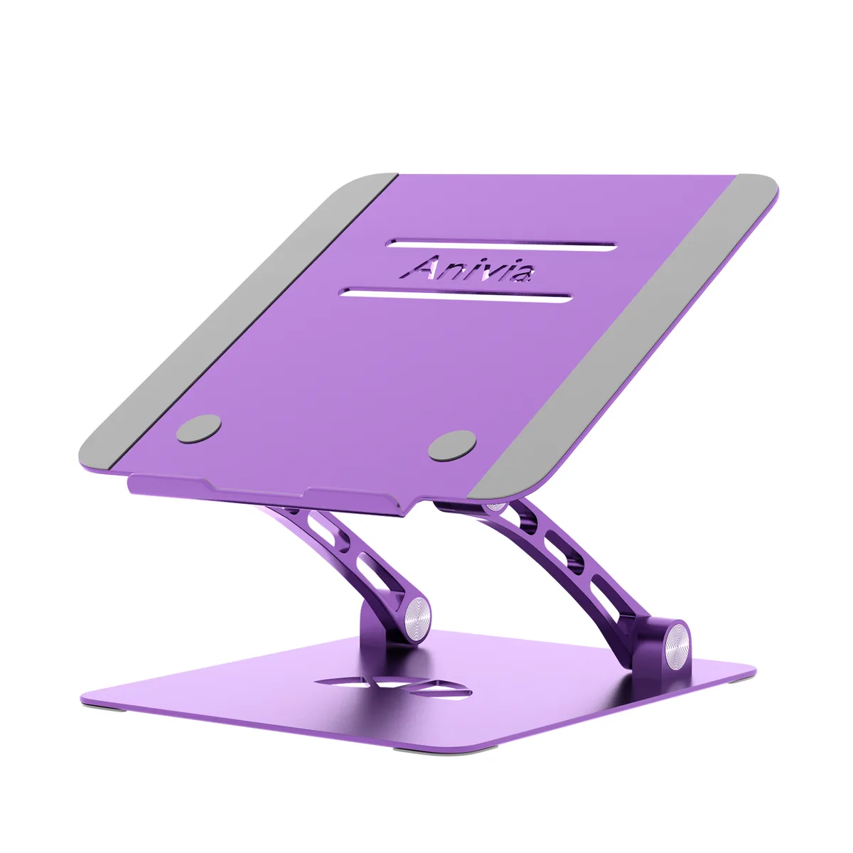 EACH EACH Adjustable Aluminium Laptop Stand Purple 10-17in — product photo