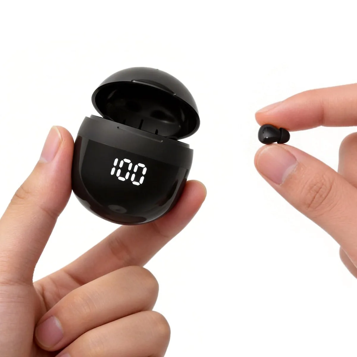 Xmenha SK18 Invisible Mini Earbuds Bluetooth 5.3 Black — product photo