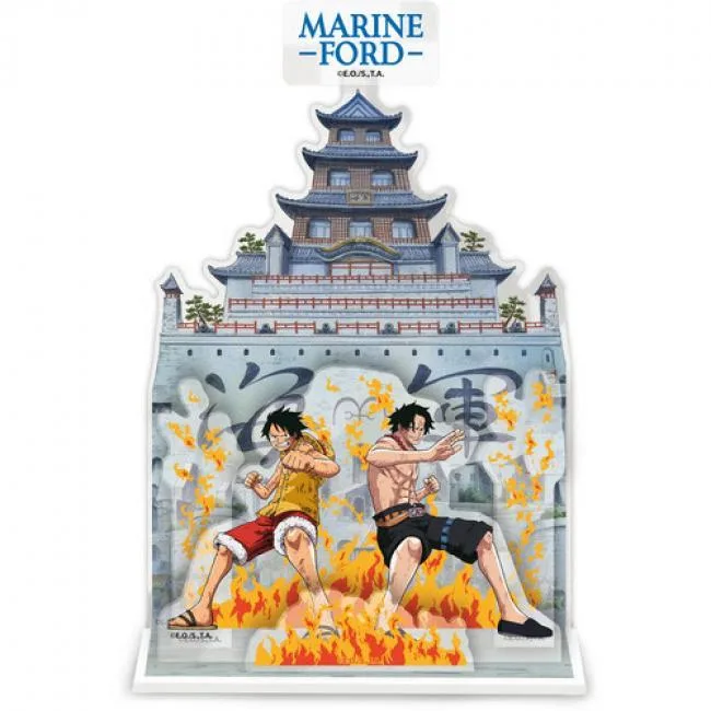 ABYSSE CORP ABYSSE CORP ABYACF185 One Piece Marineford Diorama Acryl action figure — product photo