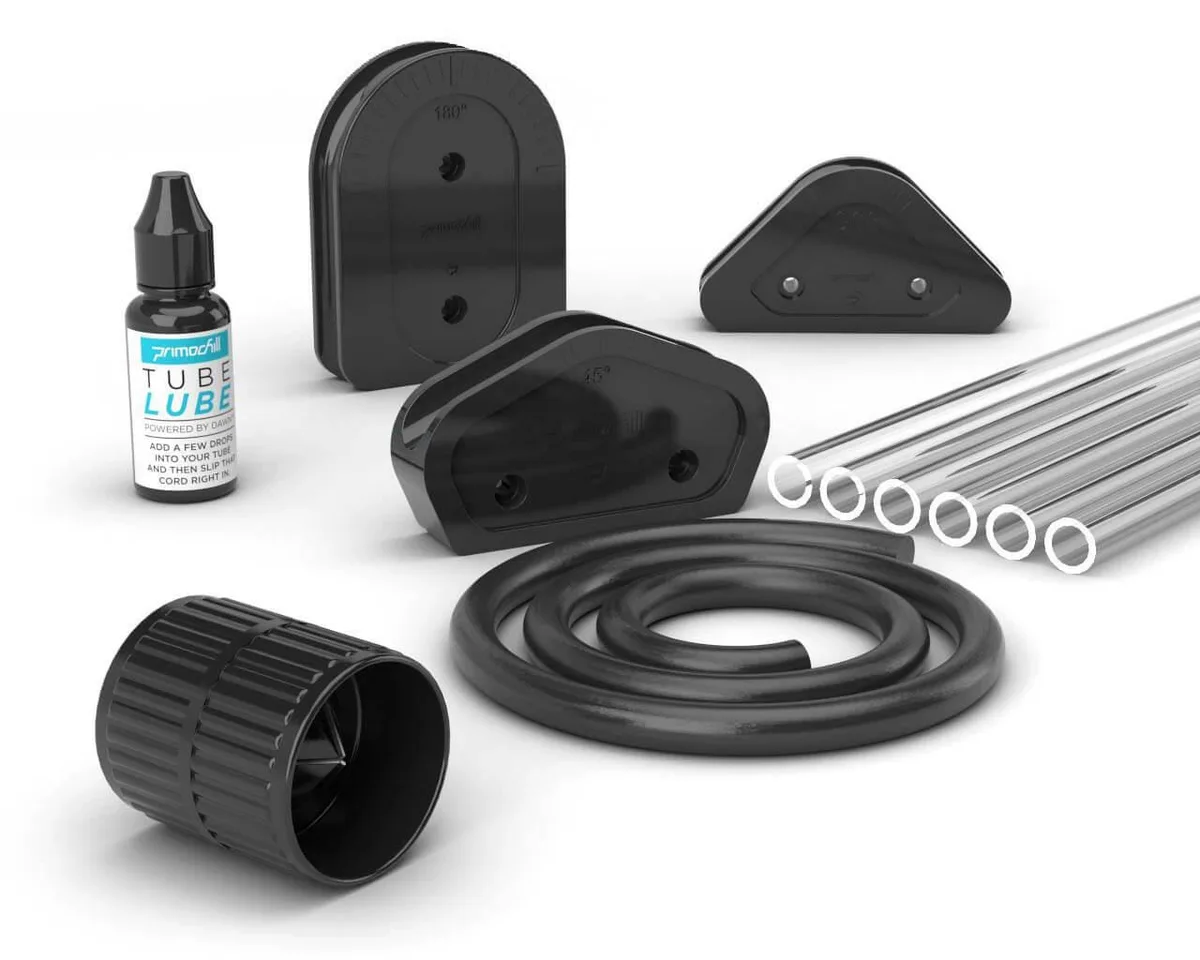 PrimoChill PrimoChill Basic PETG Kit 1/2in OD 30in 5pcs bending set reamer lube — product photo