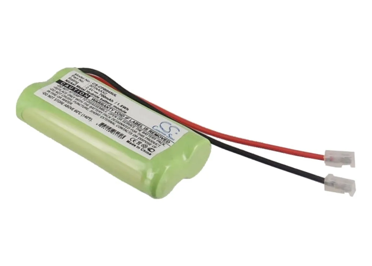 Two AAA rechargeable batteries in a pack