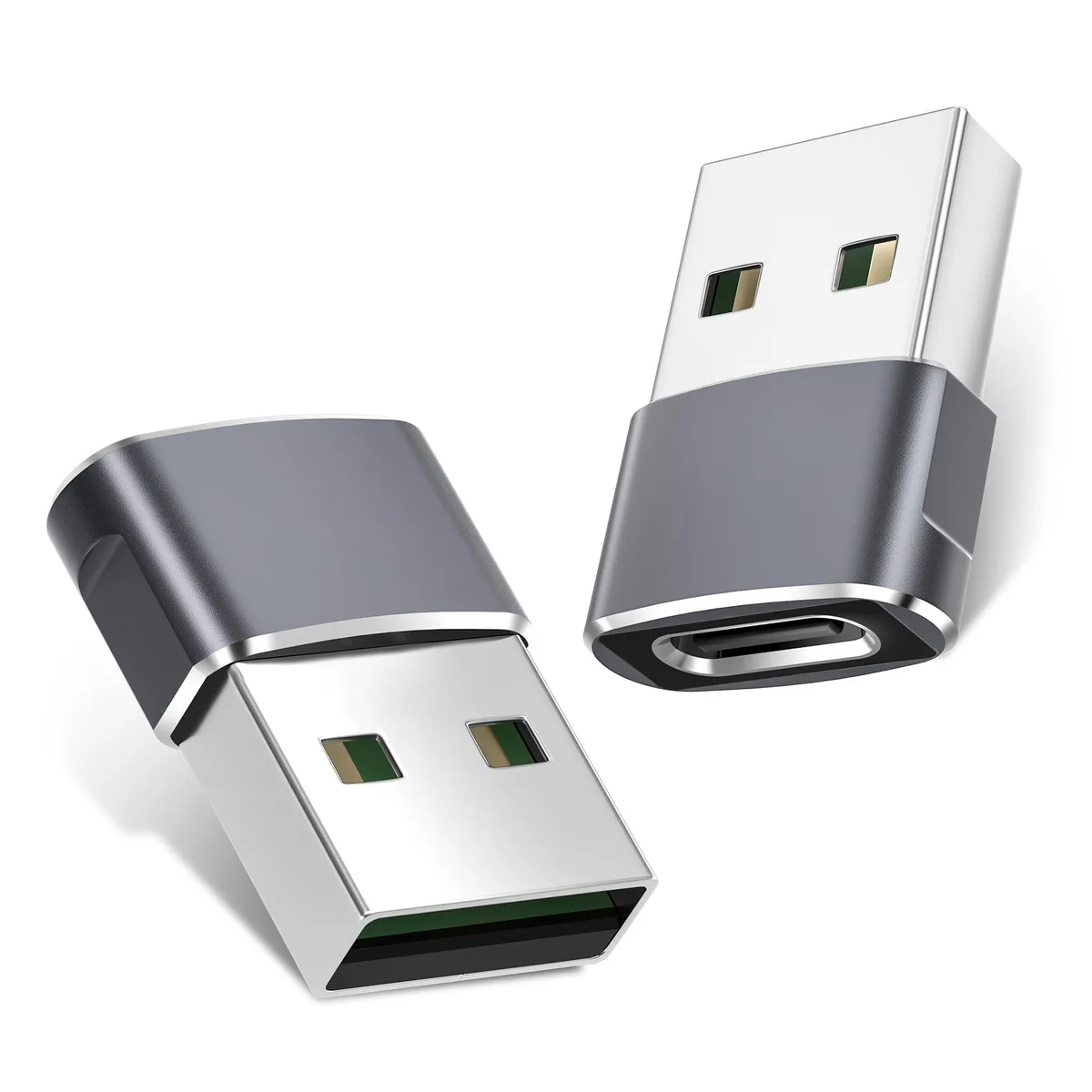 Basesailor USB-CF-AM USB Type C to USB-A Adapter Gray — product photo