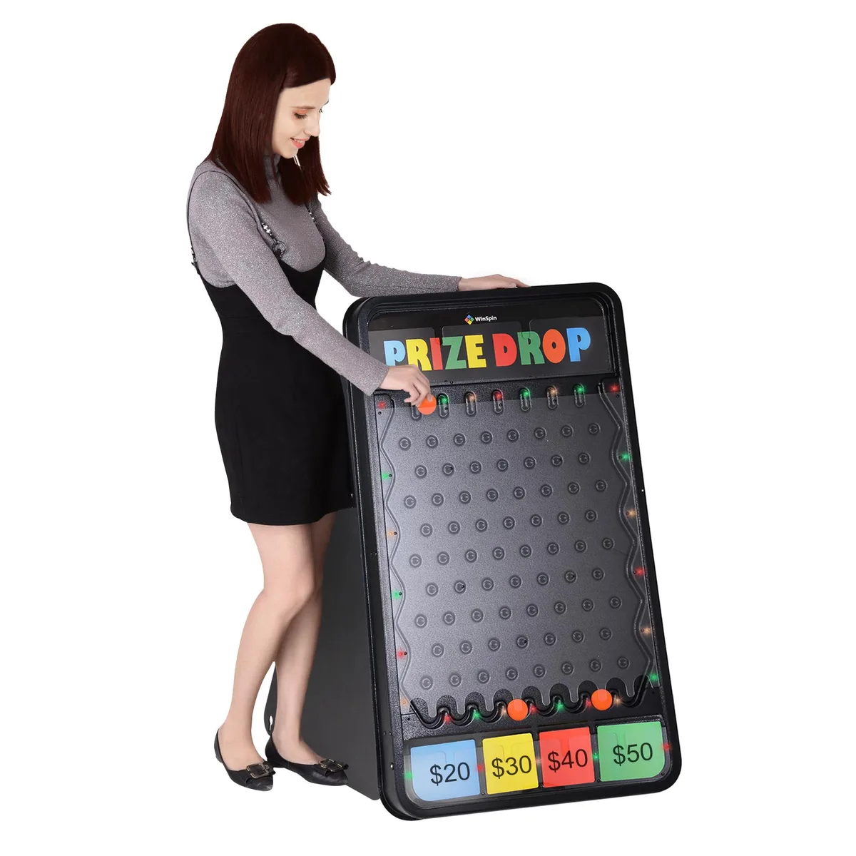Yescom USA, Inc. Yescom USA, Inc. 35PDG002-4125LED-06 Prize Drop Game Board 41x25" 12 Pucks LED — product photo