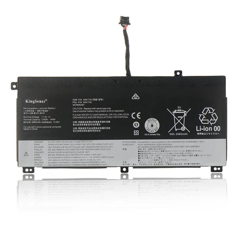 KingSener KingSener T470 45N1742 3990mAh 44Wh 11.4V laptop battery — product photo
